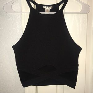 Black Crop Tank
